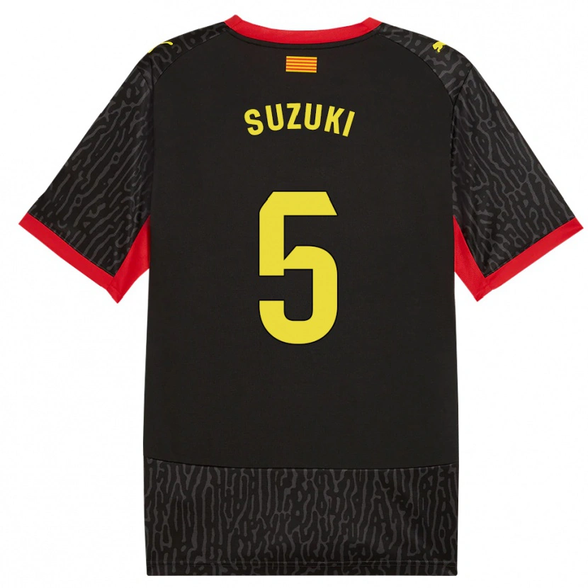 Danxen Mulher Camisola Wadi Ibrahim Suzuki #5 Preto Amarelo Vermelho Alternativa 2026/27 Camisa Brasil