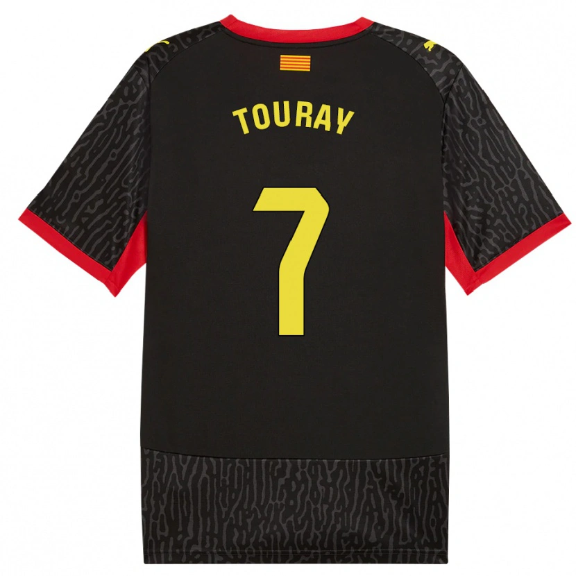 Danxen Mulher Camisola Muhammed Touray #7 Preto Amarelo Vermelho Alternativa 2026/27 Camisa Brasil