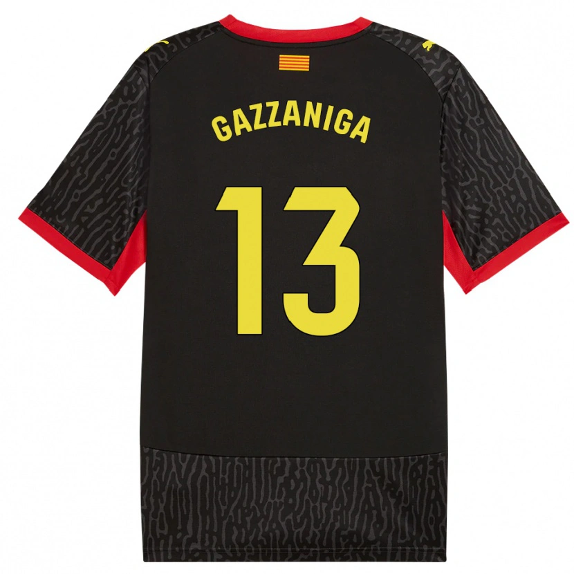 Danxen Mulher Camisola Paulo Gazzaniga #13 Preto Amarelo Vermelho Alternativa 2026/27 Camisa Brasil
