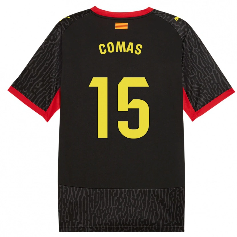 Danxen Mulher Camisola Oriol Comas #15 Preto Amarelo Vermelho Alternativa 2026/27 Camisa Brasil