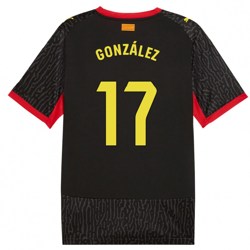 Danxen Mulher Camisola Javi González #17 Preto Amarelo Vermelho Alternativa 2026/27 Camisa Brasil