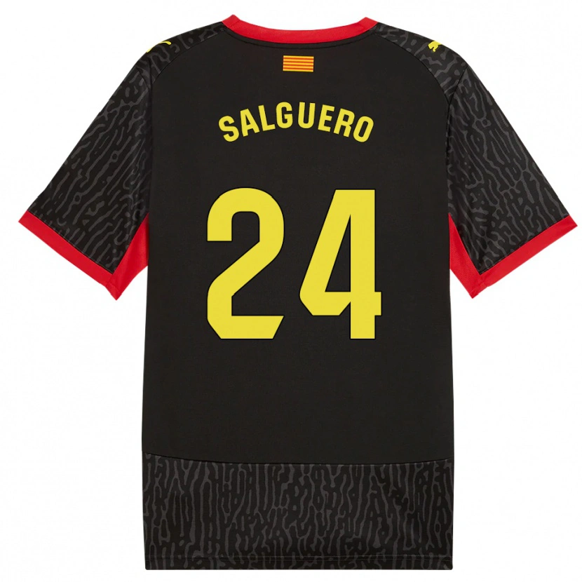 Danxen Mulher Camisola Antonio Salguero #24 Preto Amarelo Vermelho Alternativa 2026/27 Camisa Brasil