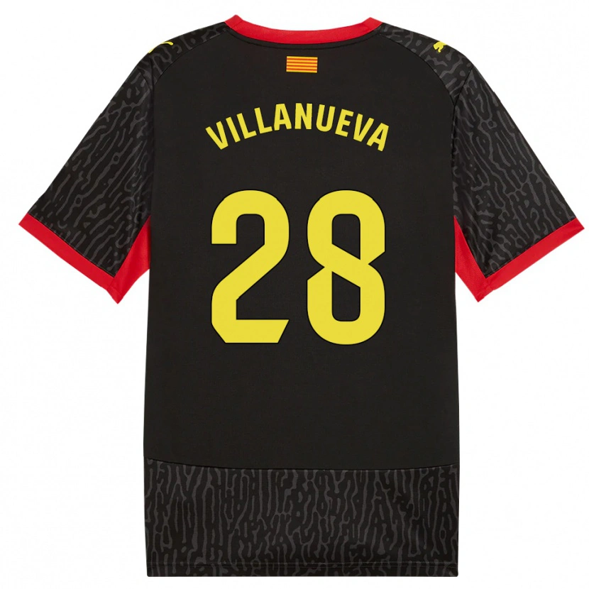 Danxen Mulher Camisola Pablo Villanueva #28 Preto Amarelo Vermelho Alternativa 2026/27 Camisa Brasil