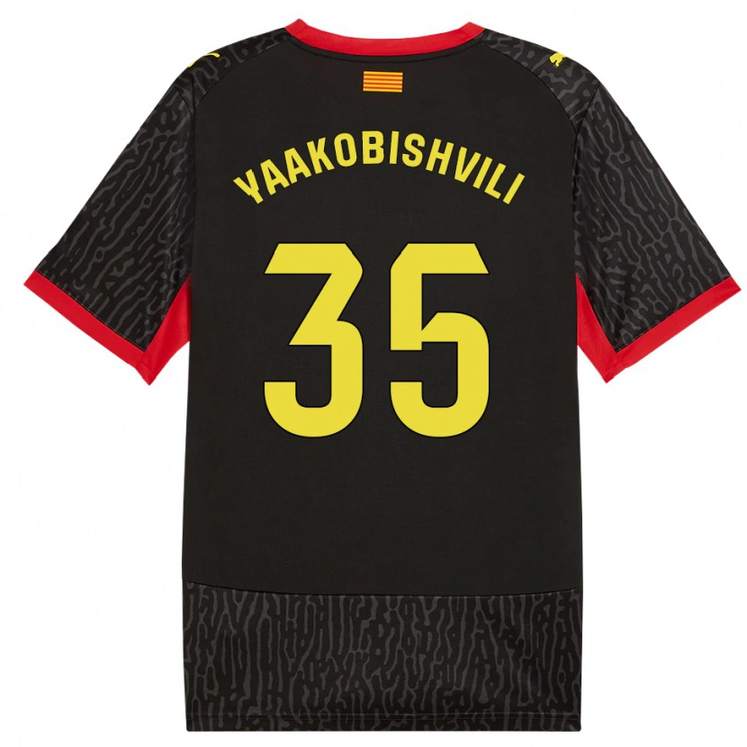 Danxen Mulher Camisola Antal Yaakobishvili #35 Preto Amarelo Vermelho Alternativa 2026/27 Camisa Brasil