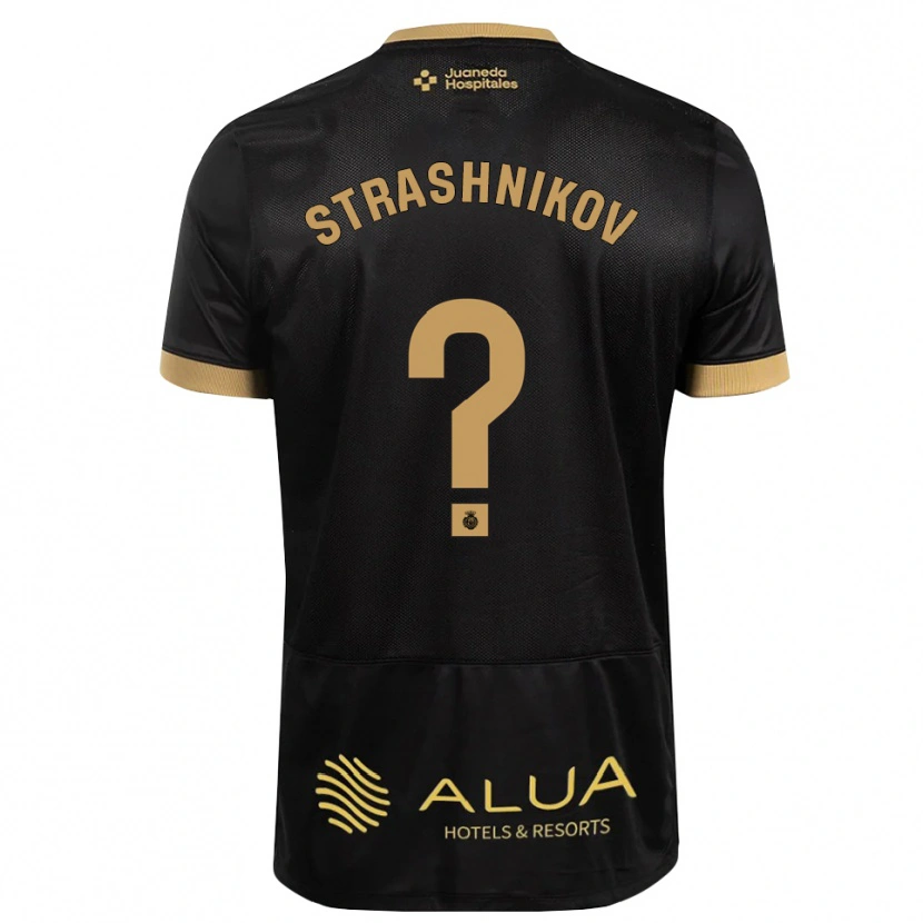 Danxen Mulher Camisola Nikolay Strashnikov #0 Preto Marrom Claro De Sândalo Madeira Alternativa 2026/27 Camisa Brasil
