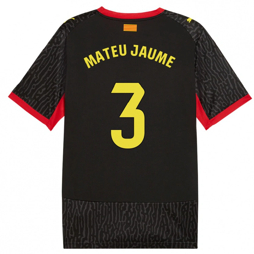 Danxen Mulher Camisola Mateu Morey #3 Preto Amarelo Vermelho Alternativa 2026/27 Camisa Brasil
