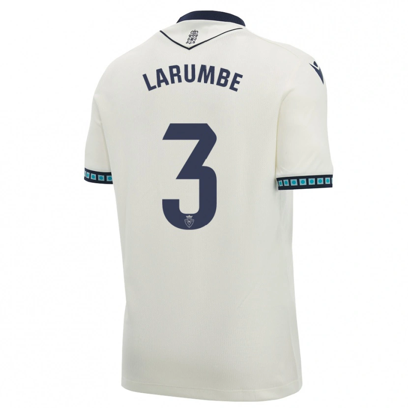 Danxen Mulher Camisola Saioa Larumbe Beloqui #3 Branco Preto Azul Céu Claro Alternativa 2026/27 Camisa Brasil
