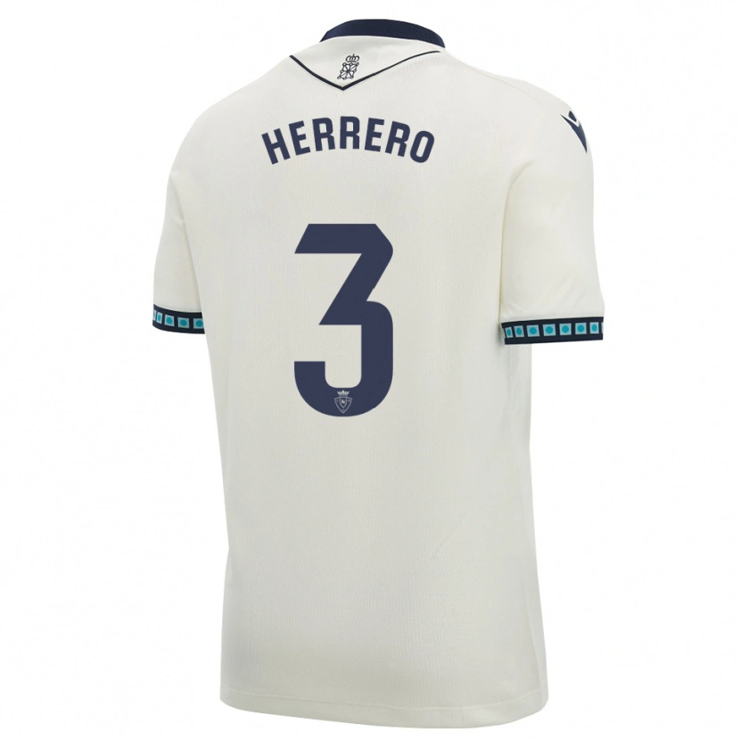 Danxen Mulher Camisola Toni Herrero #3 Branco Preto Azul Céu Claro Alternativa 2026/27 Camisa Brasil