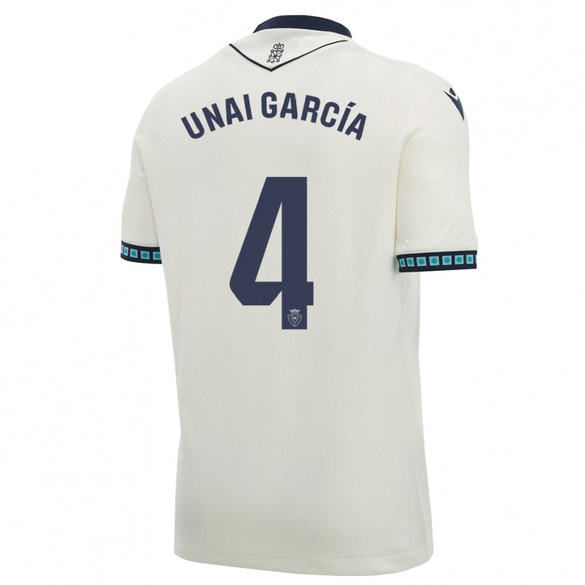 Danxen Mulher Camisola Unai García #4 Branco Preto Azul Céu Claro Alternativa 2026/27 Camisa Brasil