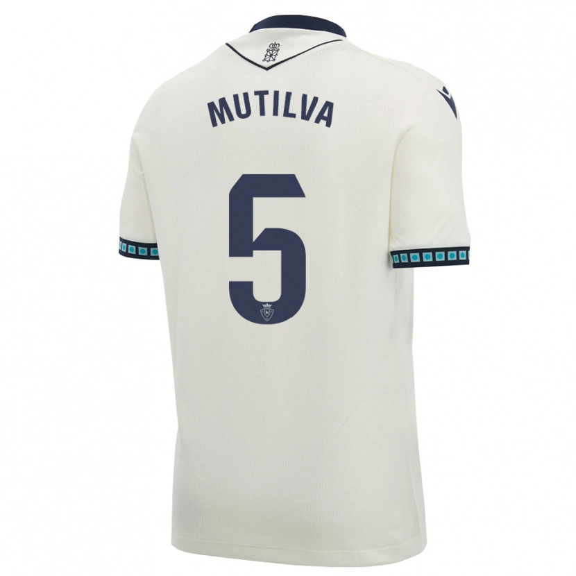 Danxen Mulher Camisola Christian Mutilva #5 Branco Preto Azul Céu Claro Alternativa 2026/27 Camisa Brasil
