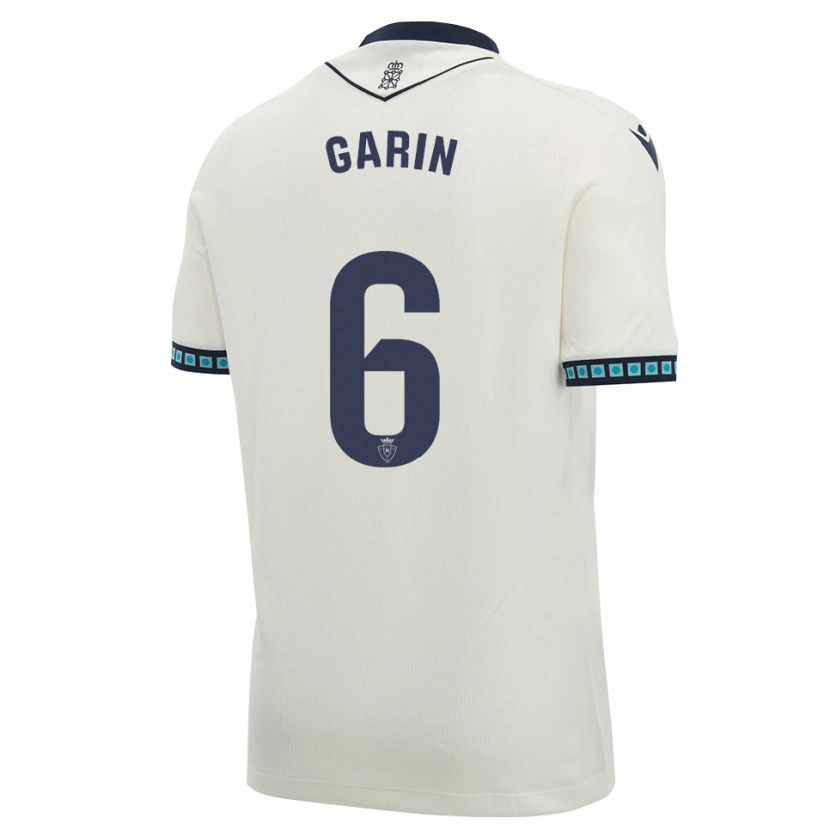Danxen Mulher Camisola Xabi Garin #6 Branco Preto Azul Céu Claro Alternativa 2026/27 Camisa Brasil
