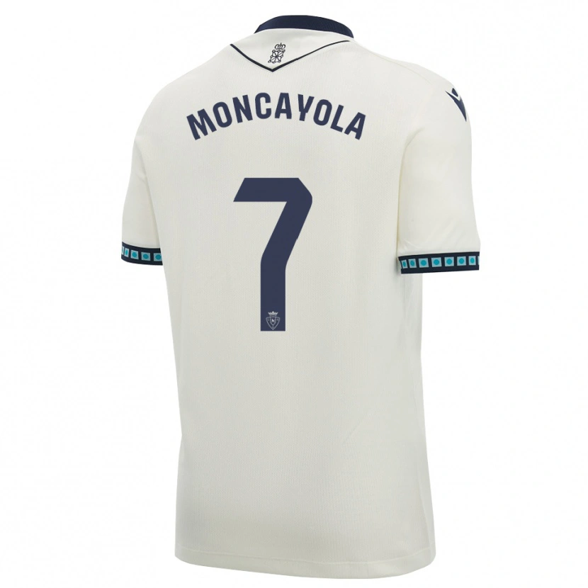 Danxen Mulher Camisola Jon Moncayola #7 Branco Preto Azul Céu Claro Alternativa 2026/27 Camisa Brasil