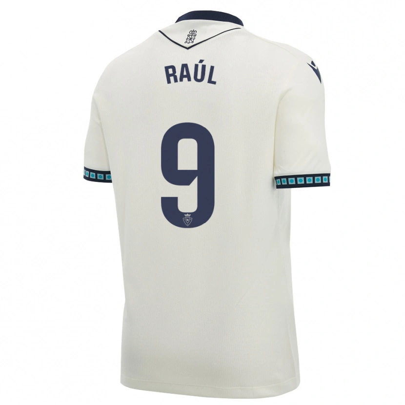 Danxen Mulher Camisola Raúl García #9 Branco Preto Azul Céu Claro Alternativa 2026/27 Camisa Brasil