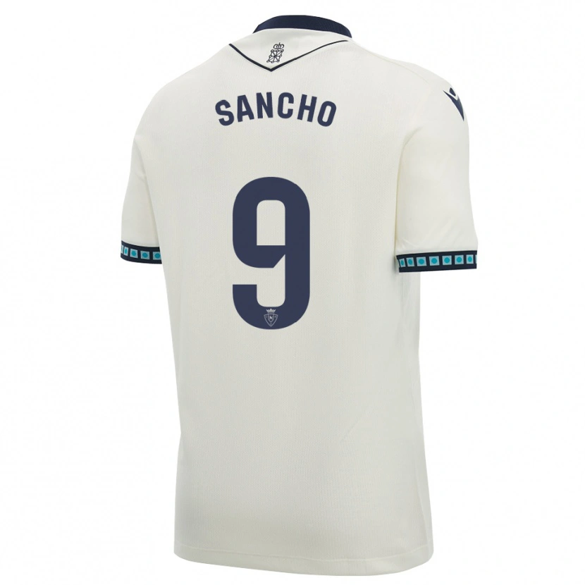 Danxen Mulher Camisola Dani Sancho #9 Branco Preto Azul Céu Claro Alternativa 2026/27 Camisa Brasil