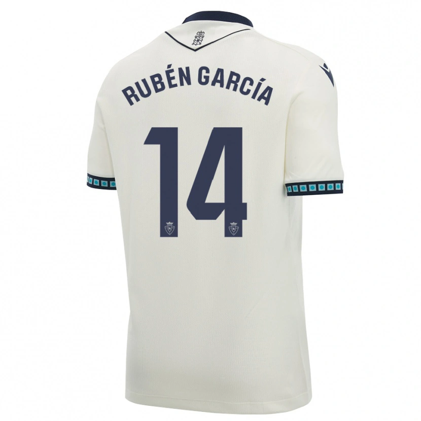 Danxen Mulher Camisola Rubén García #14 Branco Preto Azul Céu Claro Alternativa 2026/27 Camisa Brasil