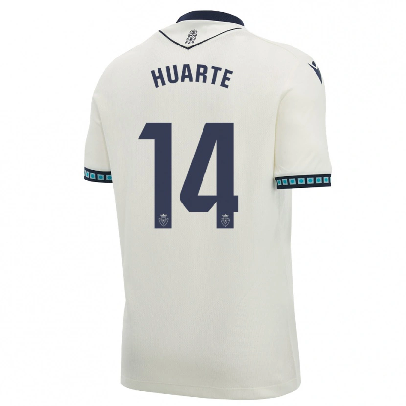Danxen Mulher Camisola Xabi Huarte #14 Branco Preto Azul Céu Claro Alternativa 2026/27 Camisa Brasil
