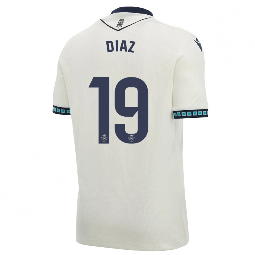 Danxen Mulher Camisola Lucas Diaz #19 Branco Preto Azul Céu Claro Alternativa 2026/27 Camisa Brasil