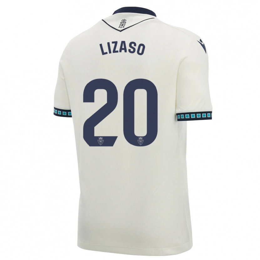 Danxen Mulher Camisola Iker Lizaso #20 Branco Preto Azul Céu Claro Alternativa 2026/27 Camisa Brasil