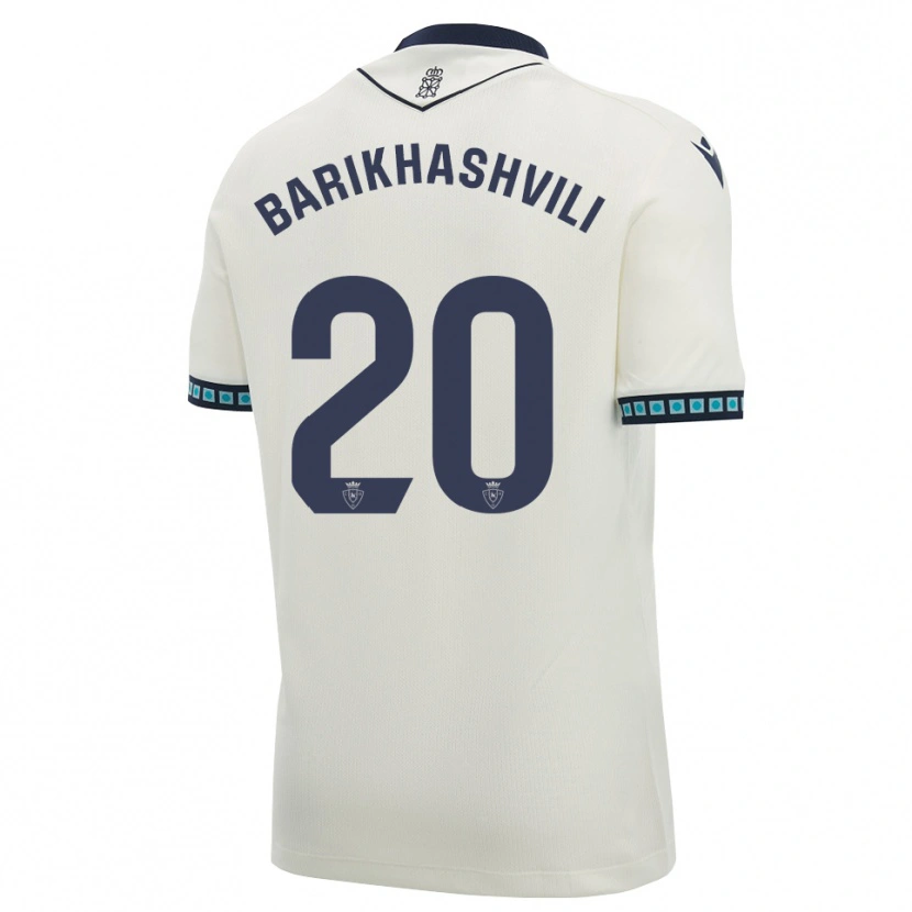 Danxen Mulher Camisola Nika Barikhashvili #20 Branco Preto Azul Céu Claro Alternativa 2026/27 Camisa Brasil