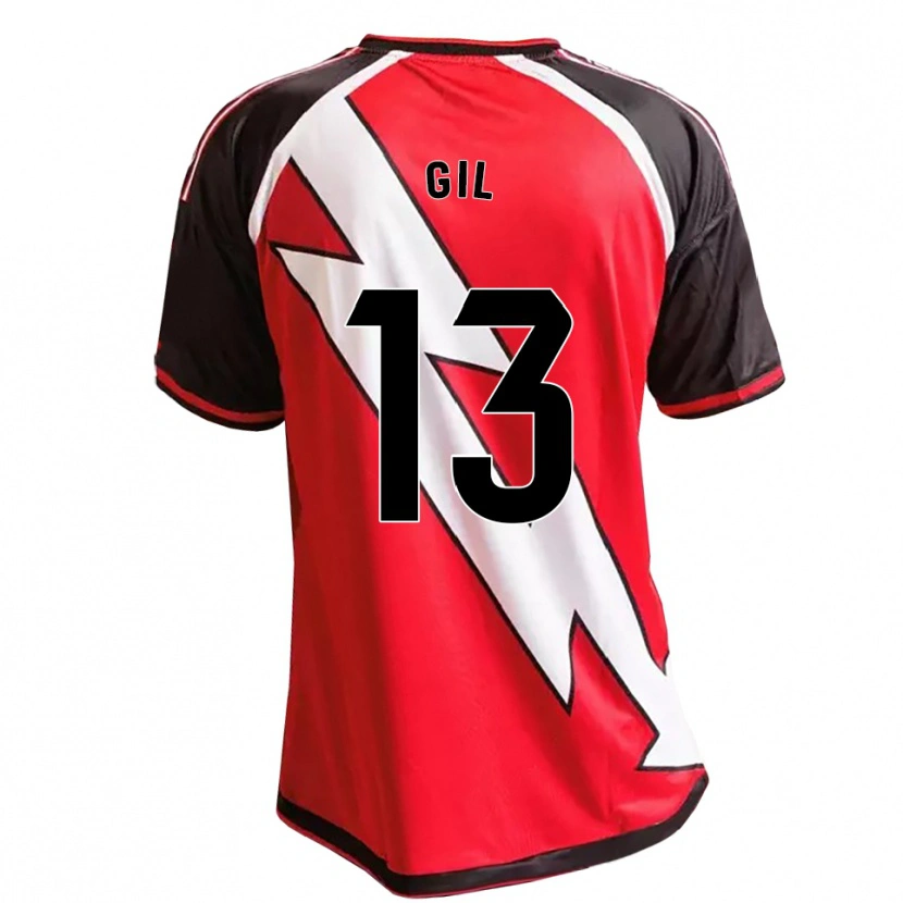 Danxen Mulher Camisola Juanpe Gil #13 Vermelho Preto Branco Alternativa 2026/27 Camisa Brasil