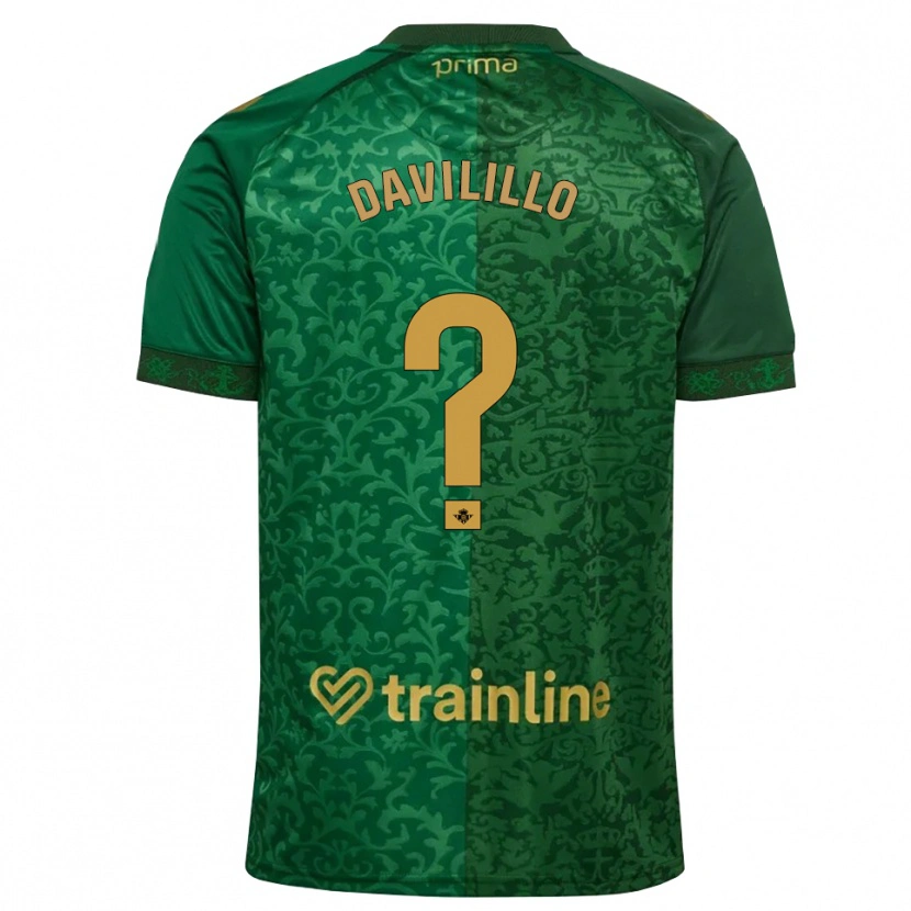 Danxen Mulher Camisola Davilillo #0 Verde Floresta Dourado Escuro Alternativa 2026/27 Camisa Brasil
