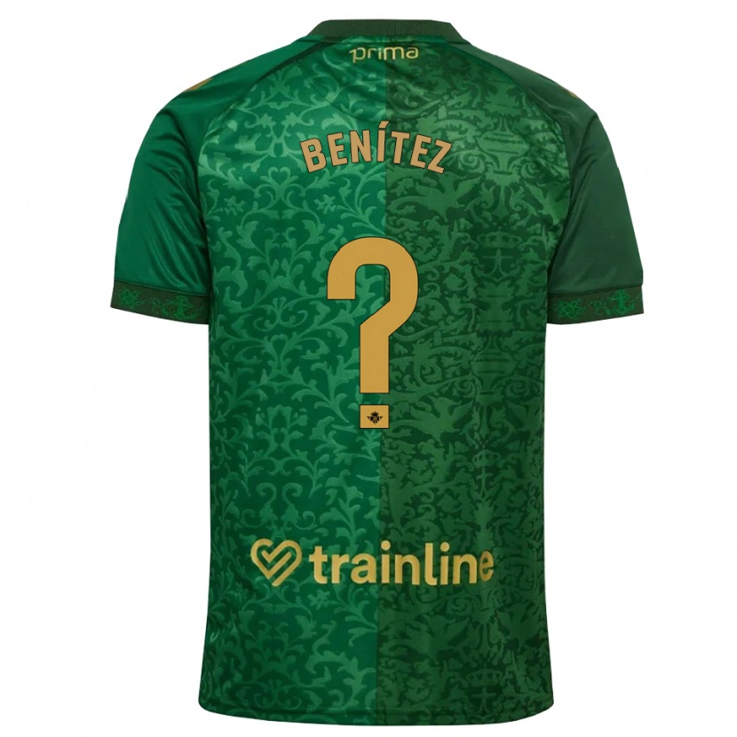 Danxen Mulher Camisola David Benítez #0 Verde Floresta Dourado Escuro Alternativa 2026/27 Camisa Brasil