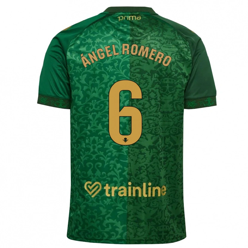 Danxen Mulher Camisola Miguel Romero #6 Verde Floresta Dourado Escuro Alternativa 2026/27 Camisa Brasil