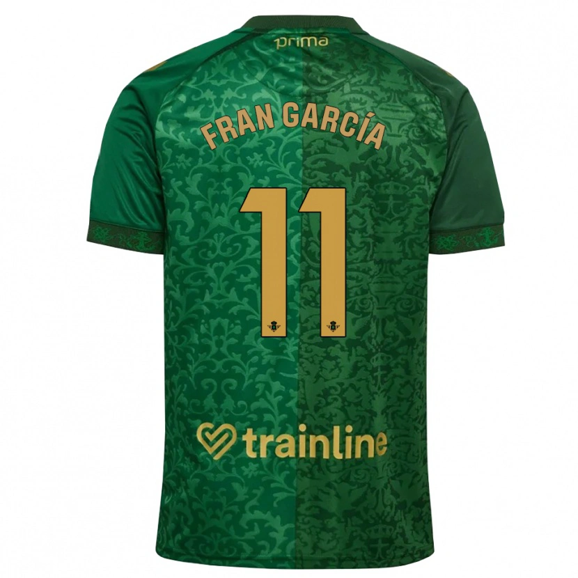 Danxen Mulher Camisola Fran García #11 Verde Floresta Dourado Escuro Alternativa 2026/27 Camisa Brasil
