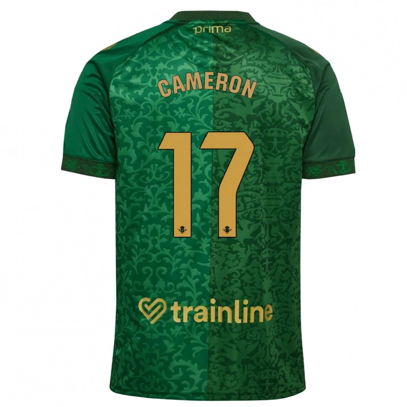 Danxen Mulher Camisola Tiffany Cameron #17 Verde Floresta Dourado Escuro Alternativa 2026/27 Camisa Brasil