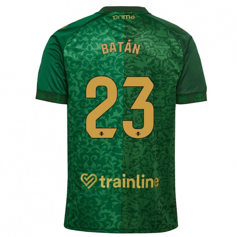 Danxen Mulher Camisola Fran Batán #23 Verde Floresta Dourado Escuro Alternativa 2026/27 Camisa Brasil