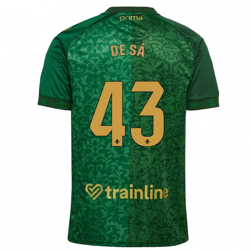 Danxen Mulher Camisola Rubén De Sá #43 Verde Floresta Dourado Escuro Alternativa 2026/27 Camisa Brasil