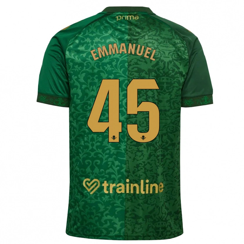 Danxen Mulher Camisola Jean Emmanuel N'agoran #45 Verde Floresta Dourado Escuro Alternativa 2026/27 Camisa Brasil