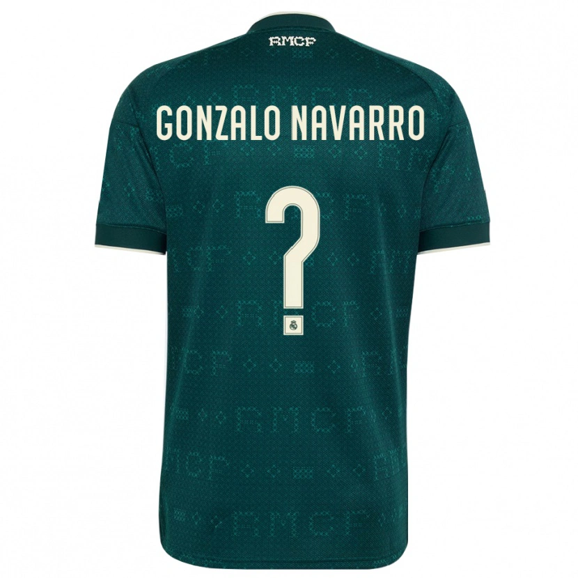 Danxen Mulher Camisola Gonzalo Navarro #0 Cinza Ardósia Escuro Branco Alternativa 2026/27 Camisa Brasil