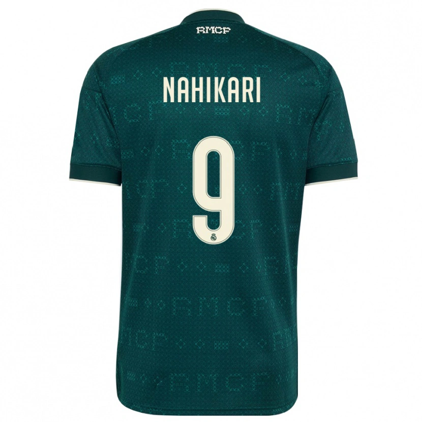 Danxen Mulher Camisola Nahikari Garcia #9 Cinza Ardósia Escuro Branco Alternativa 2026/27 Camisa Brasil