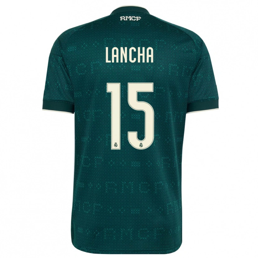 Danxen Mulher Camisola Yeray Lancha #15 Cinza Ardósia Escuro Branco Alternativa 2026/27 Camisa Brasil