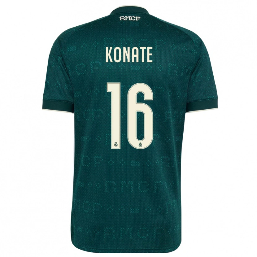 Danxen Mulher Camisola Ibrahima Konaté #16 Cinza Ardósia Escuro Branco Alternativa 2026/27 Camisa Brasil
