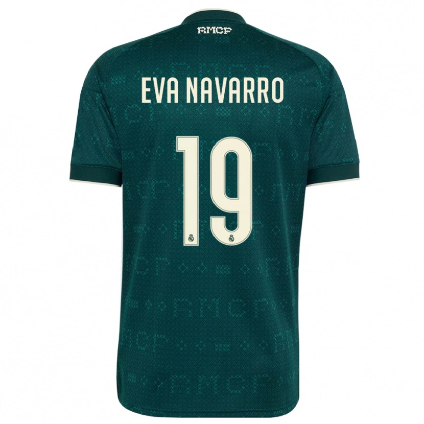 Danxen Mulher Camisola Eva Navarro #19 Cinza Ardósia Escuro Branco Alternativa 2026/27 Camisa Brasil