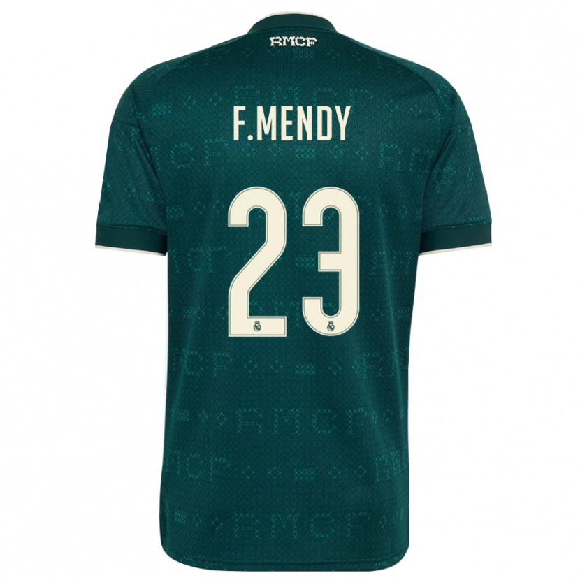 Danxen Mulher Camisola Ferland Mendy #23 Cinza Ardósia Escuro Branco Alternativa 2026/27 Camisa Brasil