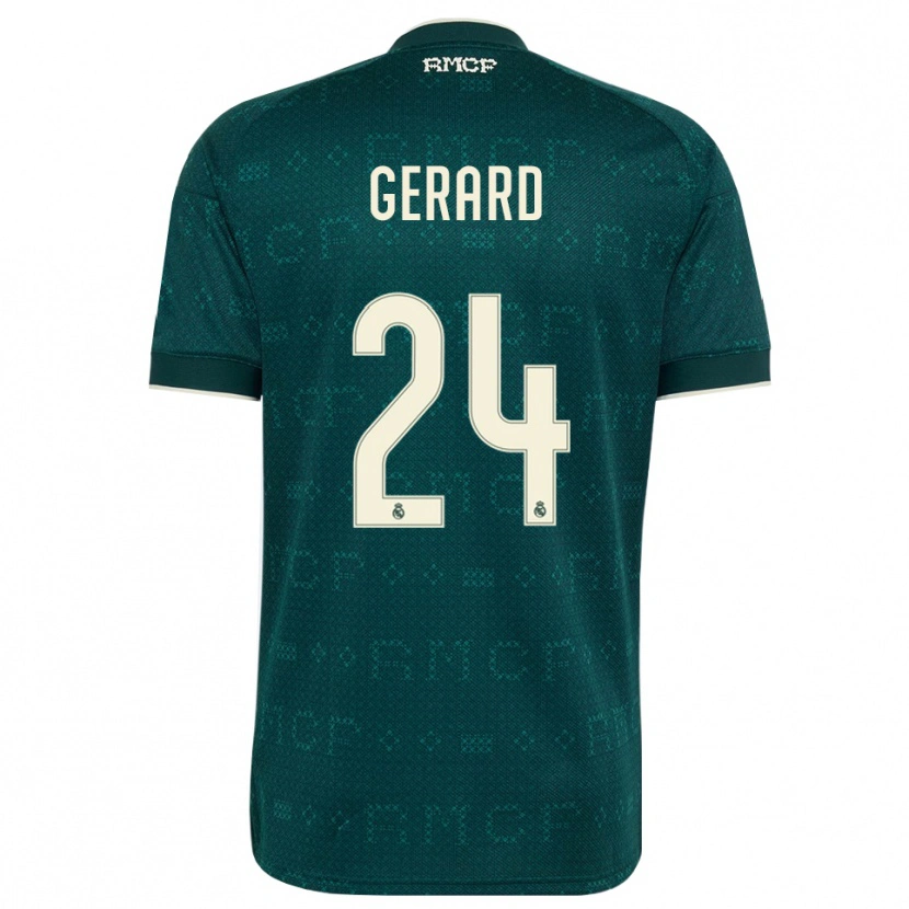 Danxen Mulher Camisola Meline Gerard #24 Cinza Ardósia Escuro Branco Alternativa 2026/27 Camisa Brasil