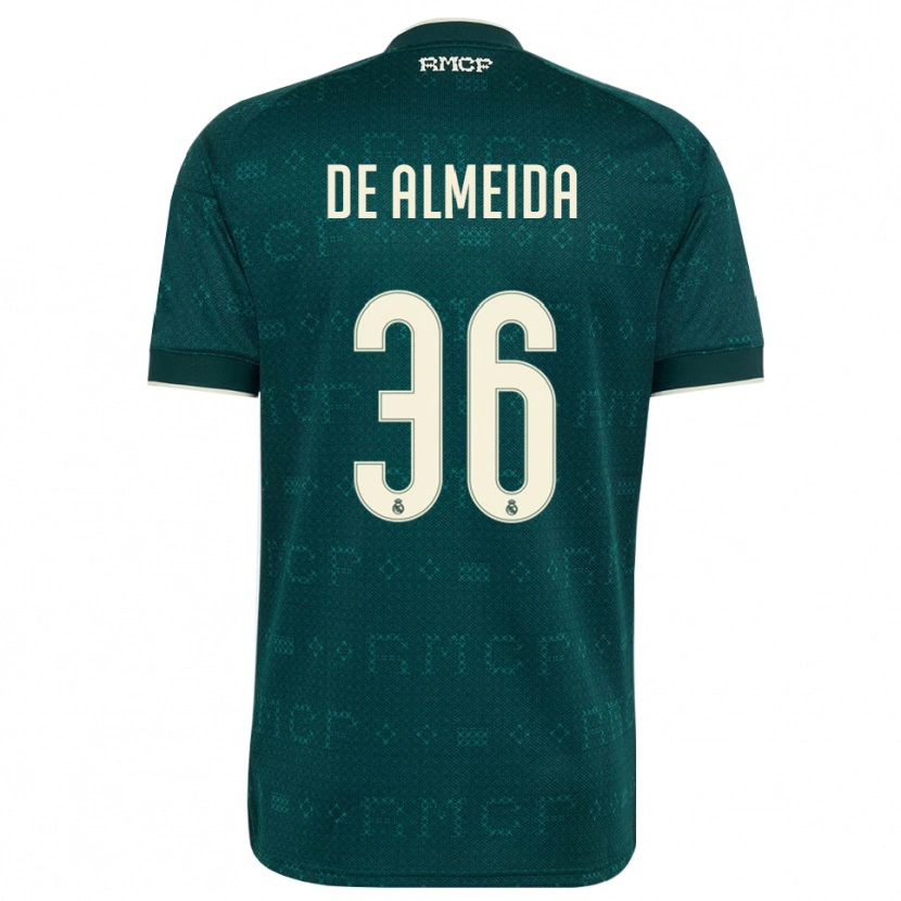 Danxen Mulher Camisola Paulo De Almeida #36 Cinza Ardósia Escuro Branco Alternativa 2026/27 Camisa Brasil