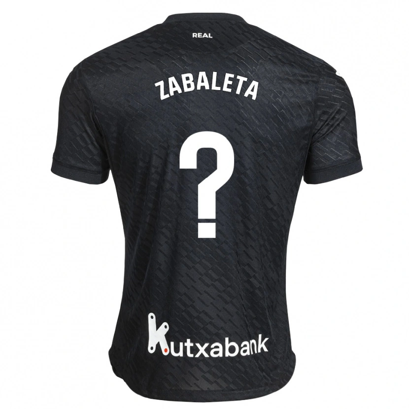 Danxen Mulher Camisola Unax Zabaleta #0 Preto Branco Alternativa 2026/27 Camisa Brasil