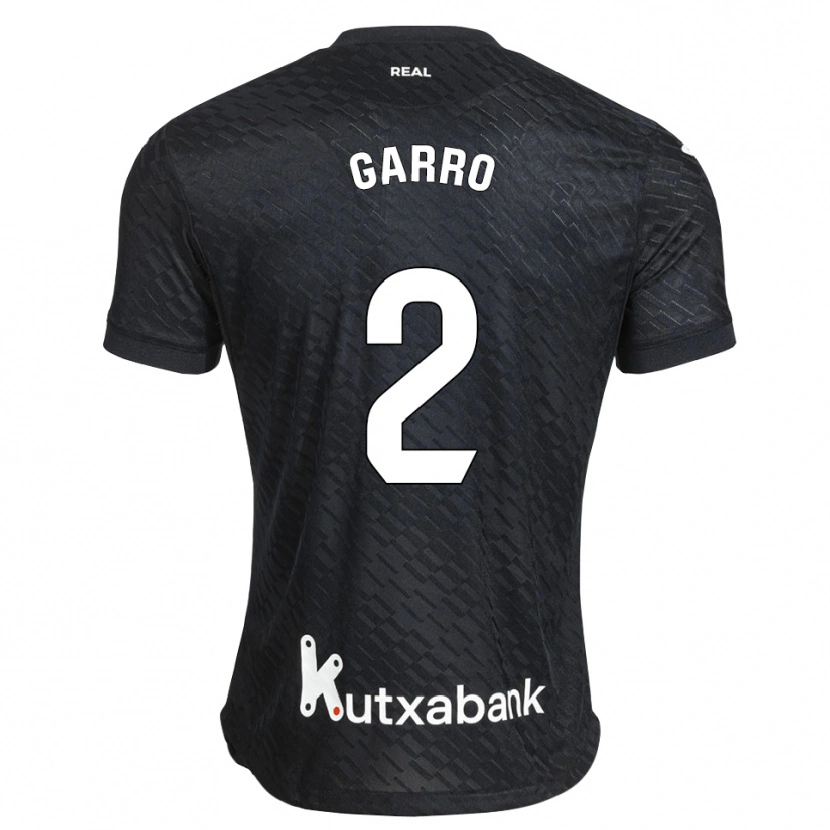 Danxen Mulher Camisola Jon Garro #2 Preto Branco Alternativa 2026/27 Camisa Brasil
