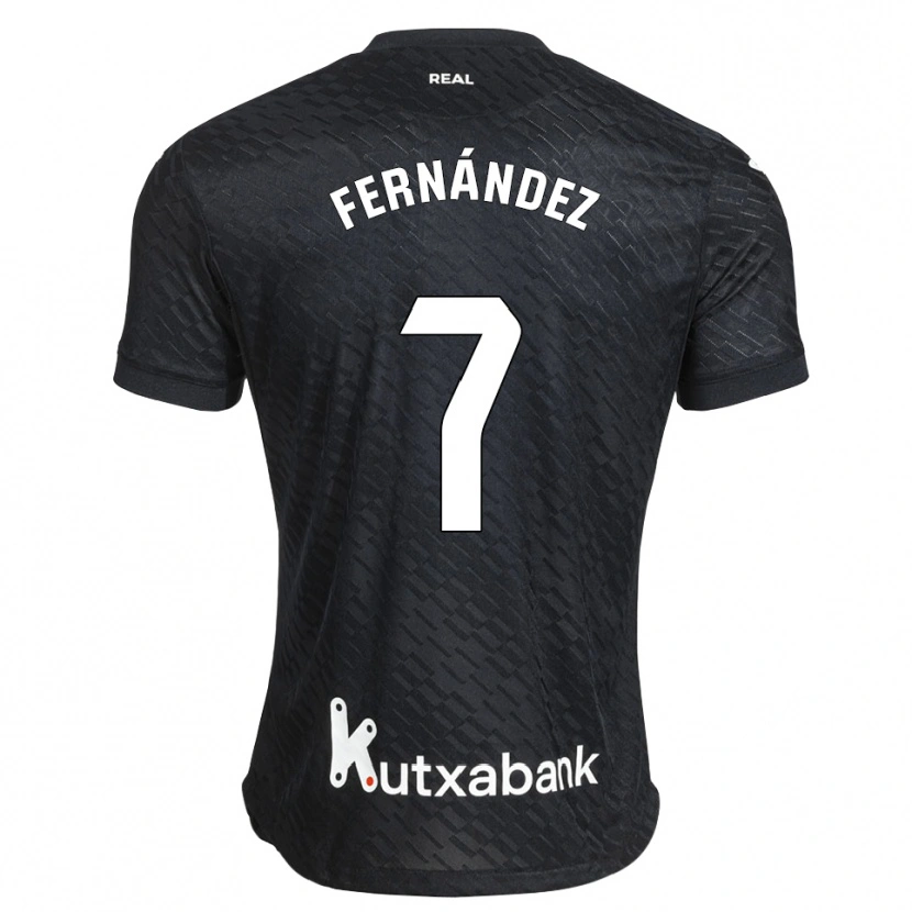 Danxen Mulher Camisola Xuban Fernández #7 Preto Branco Alternativa 2026/27 Camisa Brasil