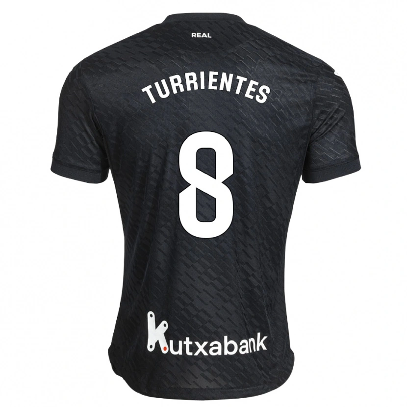 Danxen Mulher Camisola Beñat Turrientes #8 Preto Branco Alternativa 2026/27 Camisa Brasil