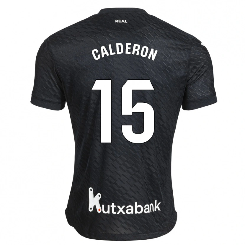 Danxen Mulher Camisola Iker Calderon #15 Preto Branco Alternativa 2026/27 Camisa Brasil