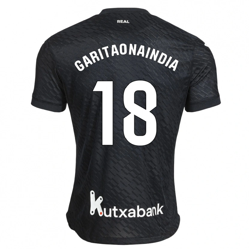 Danxen Mulher Camisola Hodei Garitaonaindia #18 Preto Branco Alternativa 2026/27 Camisa Brasil