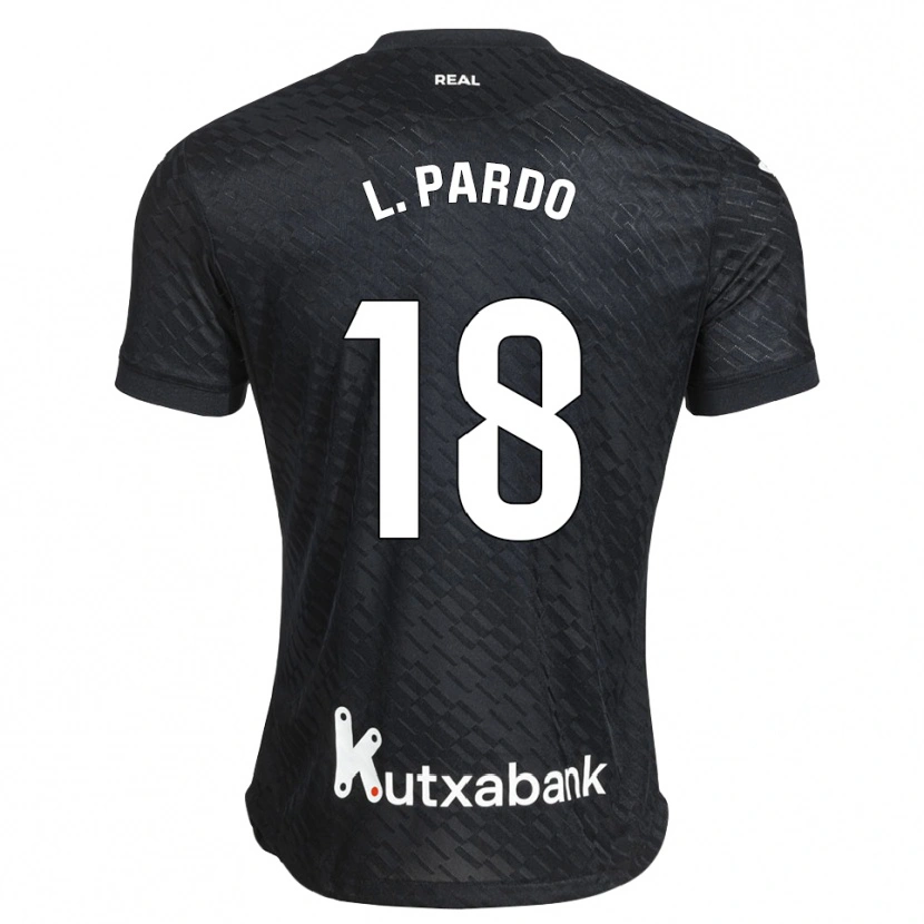 Danxen Mulher Camisola Lucía Pardo Méndez #18 Preto Branco Alternativa 2026/27 Camisa Brasil
