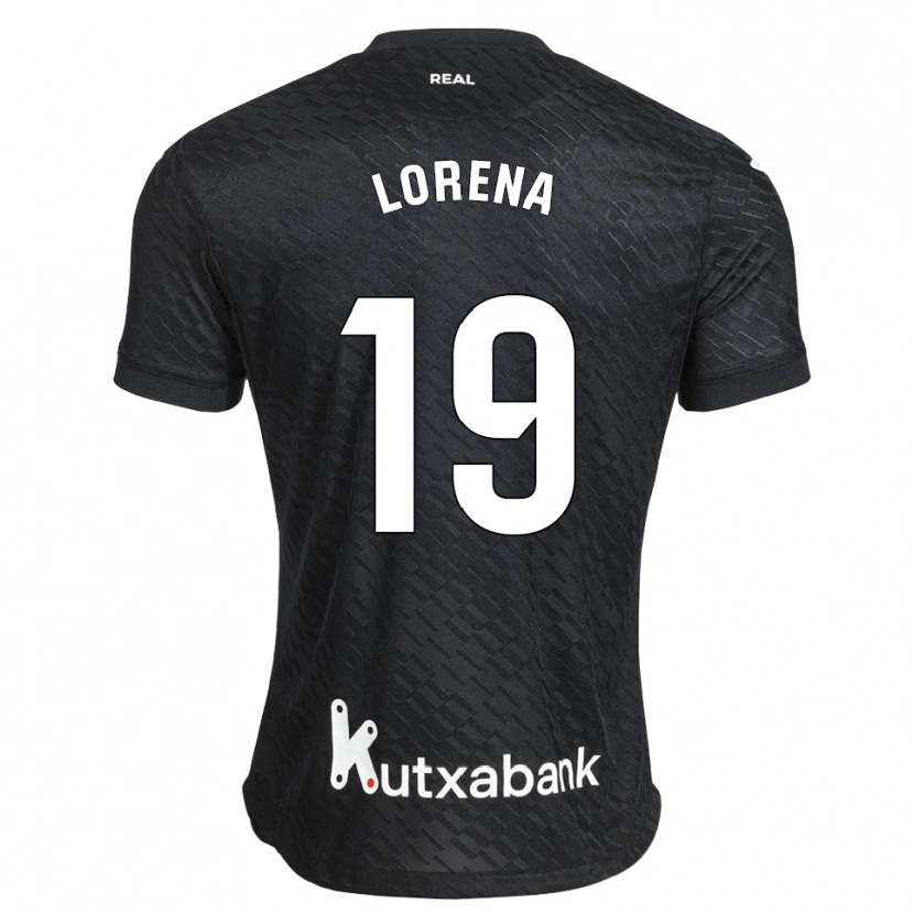 Danxen Mulher Camisola Lorena Navarro Domínguez #19 Preto Branco Alternativa 2026/27 Camisa Brasil