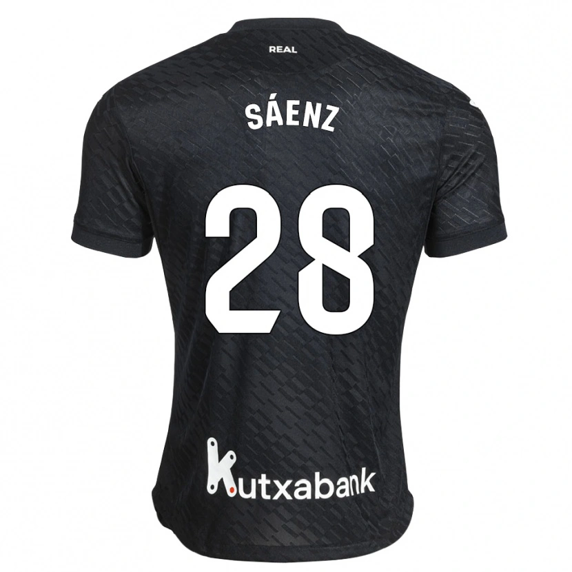Danxen Mulher Camisola Manuel Sáenz #28 Preto Branco Alternativa 2026/27 Camisa Brasil