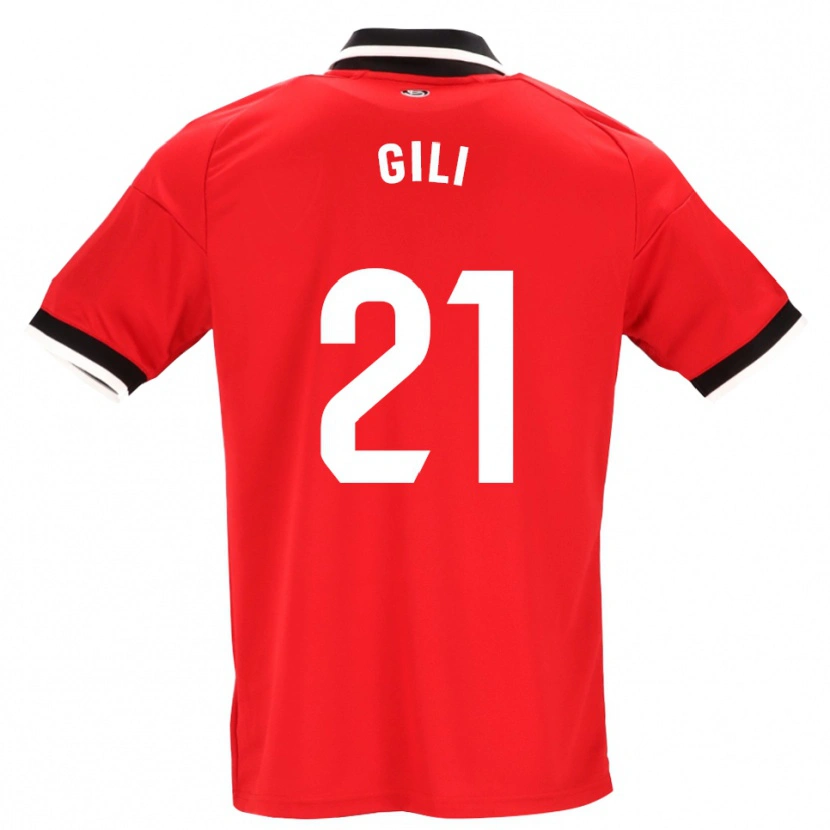 Danxen Mulher Camisola Gemma Gili #21 Preto Branco Vermelho Alternativa 2026/27 Camisa Brasil